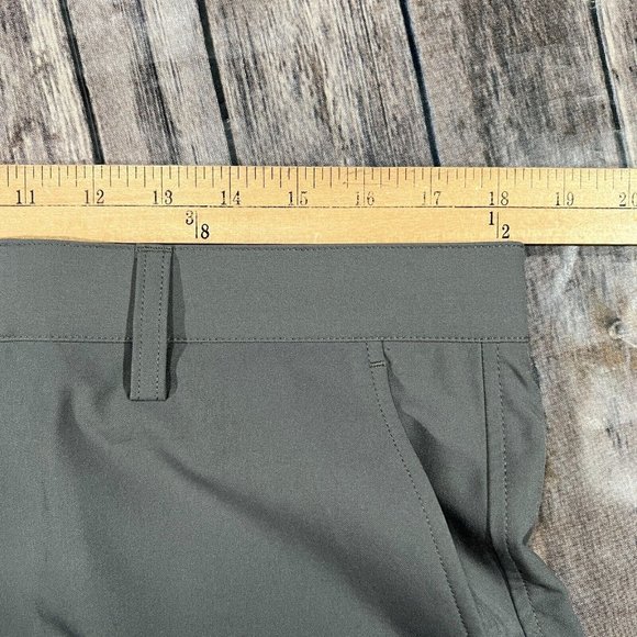 FootJoy Performance Stretch Golf Shorts 36x9 Mens Grey Chino Active Flat Front - Picture 5 of 8